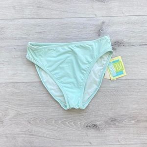 blue bikini bottoms